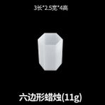 Haicheng Shop Altıgen 05 Stili El Yapımı Dıy Kalıp Kristal Epoksi Silindir Altıgen Epoksi Silikon Kalıp Mumluk Mum Kalıbı Sabun Kalıbı (Yurt Dışından) - Mum Yapımı - Renkli
