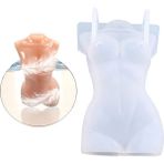Haicheng Shop B 5.8x9.3cm Stili Vücut Şekli Silikon Kalıp Dıy Kristal Epoksi Reçine Mum Kalıp El Sanatları Takı Dekorasyon Aksesuarları Insan Şekli Araçları (Yurt Dışından) - mum yapımı - Renkli