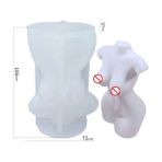 Haicheng Shop B Tarzı Erkek Bayan Modelleri Kokulu Mum Portre Epoksi Kalıp Mum Kalıbı Yaratıcı Silikon Parfüm Mum Kalıbı Alçı Sabun Kalıbı (Yurt Dışından) - mum yapımı - Renkli