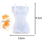 Haicheng Shop B Tarzı Mum Kalıp Silikon Balmumu Kalıp Insan Vücudu Aromaterapi Mumlar Tasarım Sanat Koku Mum Yapımı Sabun Çikolatalı Kek Dekorasyon (Yurt Dışından) - Renkli