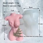 Haicheng Shop B Tarzı Şerit Kadın Vücut Mum Silikon Kalıp Dıy Göğüs Yay Kas Adam Mum Yapımı Sabun Reçine Kalıp Hediyeler Zanaat Malzemeleri Ev Dekor (Yurt Dışından) - Renkli