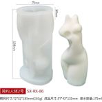 Haicheng Shop B Tarzı Yeni Büyük Insan Vücudu Mum Kalıp Kadın Silikon Kalıp Dıy Buz Küpü Alçı Sabun Kalıpları Mum Yapımı Kiti Ev Dekorasyon Hediyeleri (Yurt Dışından) - Renkli