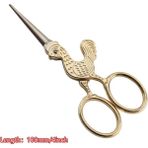 Haicheng Shop Bej Tarzı Kanaviçe Retro Vintage Veya Antik Kuyruk Nakış ve Dikiş Veya Iğne Oya Veya Kumaş Kesme Makas (Yurt Dışından) - Renkli - No: 1