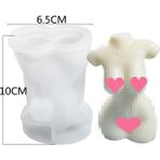 Haicheng Shop Ben Stil Mum Kalıp Silikon Balmumu Kalıp Insan Vücudu Aromaterapi Mumlar Tasarım Sanat Koku Mum Yapımı Sabun Çikolatalı Kek Dekorasyon (Yurt Dışından) - Renkli