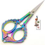 Haicheng Shop Beyaz Stil Avrupa Retro Oyma Terzilik Veya Dikiş Makası Antika Eski Paslanmaz Çelik Veya Terzi Iğne Oyaları (Yurt Dışından) - Renkli