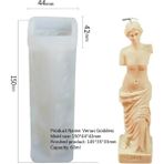 Haicheng Shop Bir Stil Sıcak Venüs Mum Kalıp Sanat Kadın Vücut Silikon Kalıp Koku Insan Şekilli Mum Yapma Kiti Alçı Mum Balmumu Kalıpları (Yurt Dışından) - mum yapımı - Renkli