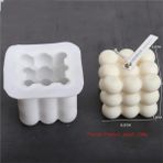 Haicheng Shop Bordo Tarzı Geometri Soya Balmumu Mumları Silikon Kalıp Elma Soğan Şekli Aromaterapi Mum Yapma Kalıpları 3D Mumluk Sabun Formu Kek El Sanatları (Yurt Dışından) - Mum Yapımı - Renkli