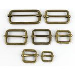 Haicheng Shop Bronz Tarzı 50 mm 5 Adet Metal Slaytlar Tri-Glides Makaralı Tokalar Çanta Askısı Kaydırıcı Ayar Kemer Tokası Çanta Dıy Konfeksiyon Aksesuarları (Yurt Dışından) - Renkli
