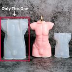 Haicheng Shop Büyük 01 Stili 3D Çekici Insan Vücudu Silikon Mum Kalıbı Dıy Portre Aromatik Mum Yapımı Alçı Sabun Reçine Kalıp Hediyeler Ev Dekor Zanaat (Yurt Dışından) - Renkli