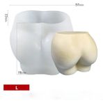 Haicheng Shop Büyük Bir Stil Büyük Popo Silikon Mum Kalıp Sanatsal Insan Vücudu Reçine Epoksi Kalıpları Mum Yapımı Için Mum Kalıp Ev Dekorasyon Aksesuarları (Yurt Dışından) - Renkli