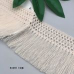 Haicheng Shop C Stili 1y Pom Trim Topu Geniş 6cm Saçak Şerit Dikiş Bej Beyaz Dantel Kintted Kumaş Boncuklu El Yapımı Zanaat Aksesuarları (Yurt Dışından) - Renkli - No: 1