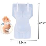 Haicheng Shop C Stili Mum Kalıp Silikon Balmumu Kalıp Insan Vücudu Aromaterapi Mumlar Tasarım Sanat Koku Mum Yapımı Sabun Çikolatalı Kek Dekorasyon (Yurt Dışından) - Renkli