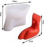 Haicheng Shop C Stili Mumlar Için Soyut Geometri Formu Araçlar Figürler El Sanatları 3D Insan Vücudu Reçine Epoksi Kalıp Erkek Kadın Şekli Sabun Dıy Yapma Kalıp (Yurt Dışından) - Mum Yapımı - Renkli
