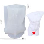 Haicheng Shop C Stili Sanatsal Vücut Silikon Mum Kalıp Dıy Kas Adam Hamile Kadın Mum Yapımı Sabun Reçine Kalıp Yılbaşı Hediyeleri Zanaat Ev Dekor (Yurt Dışından) - Renkli