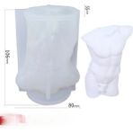 Haicheng Shop D Stili 3D Insan Vücudu Serisi Mum Silikon Kalıp Dıy Busty Kadın Aromatik Mum Yapımı Reçine Sabun Kalıp Hediyeler Zanaat Ev Dekor Malzemeleri (Yurt Dışından) - Renkli