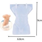 Haicheng Shop D Stili Mum Kalıp Silikon Balmumu Kalıp Insan Vücudu Aromaterapi Mumlar Tasarım Sanat Koku Mum Yapımı Sabun Çikolatalı Kek Dekorasyon (Yurt Dışından) - Renkli