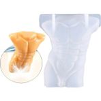 Haicheng Shop E 7.8x9.1cm Stili Vücut Şekli Silikon Kalıp Dıy Kristal Epoksi Reçine Mum Kalıp El Sanatları Takı Dekorasyon Aksesuarları Insan Şekli Araçları (Yurt Dışından) - Mum Yapımı - Renkli