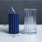 Haicheng Shop E Stili Çapraz Şekil Mum Kalıbı Dıy Geometrik Yapı Taşı Şekilli Plastik Kokulu Mum Kalıbı Sabun Kalıbı Akrilik Yaratıcı Mum Kalıbı (Yurt Dışından) - Mum Yapımı - Renkli