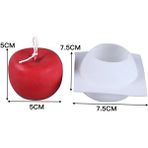 Haicheng Shop Elma Şekli Stili Geometrik Aslan Ayı Tavşan Mum Kalıp Aromaterapi Relicone Kalıp Sabun Mum Yapımı Diy El Yapımı Hediyeler Ev Dekorasyon (Yurt Dışından) - Renkli