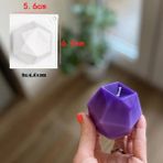 Haicheng Shop Elma Tarzı 3D Kalp Silikon Mum Kalıp Soya Balmumu Uçucu Yağ Aromaterapi Mum Malzeme Balmumu Diy Sabun Kalıpları Hediyeler (Yurt Dışından) - Mum Yapımı - Renkli