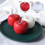 Haicheng Shop Elma Tarzı Aşk Kalp Şekli Mum Kalıbı Soya Balmumu Silikon Mum Kalıbı Küp Aromaterapi Kalıpları Alçı El Yapımı Soya Aroması Balmumu Sabun Kalıbı (Yurt Dışından) - Mum Yapımı - Renkli