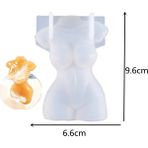 Haicheng Shop F Stili Mum Kalıp Silikon Balmumu Kalıp Insan Vücudu Aromaterapi Mumlar Tasarım Sanat Koku Mum Yapımı Sabun Çikolatalı Kek Dekorasyon (Yurt Dışından) - Renkli
