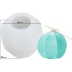 Haicheng Shop Fener Tarzı 3D Geometrik Şekil Diy Mum Kalıbı Basit Çizgi Şekli Balmumu Modeli Armut Şekilli Silikon Kalıp Mum Yapımı Ev Dekorasyonu (Yurt Dışından) - Renkli
