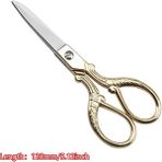 Haicheng Shop Floresan Sarı Tarzı Kanaviçe Retro Vintage Veya Antik Kuyruk Nakış ve Dikiş Veya Iğne Oya Veya Kumaş Kesme Makas (Yurt Dışından) - Renkli - No: 1