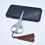 Haicheng Shop Gümüş Makas 1 Stili Retro Ors Set Vintage Ors Iğne Depolama Tüpü Bız Geçirici Yüksük Nakış Ipliği Terzi Ors Dikiş Araçları Dıy (Yurt Dışından) - Renkli