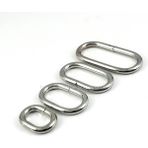 Haicheng Shop Gümüş Tarzı Kimlik 25MM 1 Adet Metal Oval Halka Toka Döngüler Dokuma Deri El Sanatları Çanta Askısı Kemer Tokası Konfeksiyon Dıy Aksesuar mm (Yurt Dışından) - Renkli