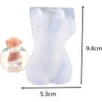 Haicheng Shop H Tarzı Mum Kalıp Silikon Balmumu Kalıp Insan Vücudu Aromaterapi Mumlar Tasarım Sanat Koku Mum Yapımı Sabun Çikolatalı Kek Dekorasyon (Yurt Dışından) - Renkli