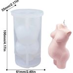 Haicheng Shop H05 Stili Dıy Venüs Mum Kalıp Sanat Mum Silikon Kalıp Koku Insan Şekilli Mum Yapımı Balmumu Alçı Kalıp Handmad (Yurt Dışından) - Renkli
