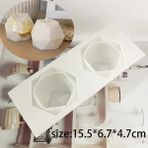 Haicheng Shop Iki Elma Tarzı 3D Simülasyon Yumurta Mum Kalıbı Dıy Ördek Yumurta Kaz Yumurta Şekli Mum Yapımı Silikon Kalıp El Yapımı Köpük Sabun Kalıpları Ev Dekorasyonu (Yurt Dışından) - Renkli