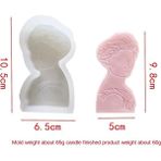 Haicheng Shop Kalıp-15 Tarzı 3D Sanat Kadın Vücut Kokulu Mum Kalıp Dıy Erkek ve Kadın Vücut Parçaları Modelleme Silikon Kalıp Insan Vücudu Alçı Craft Kalıp Kalıpları (Yurt Dışından) - Mum Yapımı - Renkli