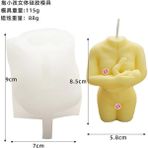 Haicheng Shop Kalıp-8 Tarzı 3D Sanat Kadın Vücut Kokulu Mum Kalıp Dıy Erkek ve Kadın Vücut Parçaları Modelleme Silikon Kalıp Insan Vücudu Alçı Craft Kalıp Kalıpları (Yurt Dışından) - Mum Yapımı - Renkli