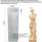 Haicheng Shop Kalıp-A Tarzı Dıy Silikon Mum Kalıbı Sanat Insan Vücudu Şekli Mum Kalıbı 3D Insansı Mum Yapımı Araçları Mum Kalıbı Mum Yapımı Kalıpları (Yurt Dışından) - Renkli