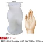 Haicheng Shop Kalıp-C Tarzı Yaratıcı Jest Mum Silikon Kalıp Aromaterapi Alçı Silikon Kalıp Dıy El Sanatları Ev Dekorasyonu 3D Buda El Mum Kalıp (Yurt Dışından) - Mum Yapımı - Renkli