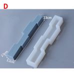 Haicheng Shop Kalıp-D Tarzı 3D Uzun Şekilli Silika Jel 3D Silikon Kalıplar Mum Yapımı Için Silikon Kalıp Malzemeleri Mumlar Için Balmumu Silikon Kalıpları Silikon Kalıpları (Yurt Dışından) - Renkli