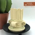 Haicheng Shop Kalıp E Kalemlik Stili Roma Tarzı Silikon Vücut Kalıp Dıy Venüs Tanrıça Aromaterapi Insan 3D Stereo Dekorasyon Alçı Malzemeleri Kristal Cinnabar (Yurt Dışından) - Mum Yapımı - Renkli