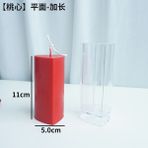 Haicheng Shop Kalıp-E Tarzı 3D Kalp Şekli Mum Plastik Kalıp Tarak Çiçek Şekli Mum Kalıbı Ev Dekorasyon Mum Kalıbı Mum Yapımı Kalıp Mum Kalıbı (Yurt Dışından) - Renkli