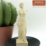 Haicheng Shop Kalıp H Tarzı Roma Tarzı Silikon Vücut Kalıp Dıy Venüs Tanrıça Aromaterapi Insan 3D Stereo Dekorasyon Alçı Malzemeleri Kristal Cinnabar (Yurt Dışından) - mum yapımı - Renkli