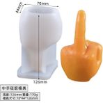 Haicheng Shop Kalıp-H Tarzı Yaratıcı Jest Mum Silikon Kalıp Aromaterapi Alçı Silikon Kalıp Dıy El Sanatları Ev Dekorasyonu 3D Buda El Mum Kalıp (Yurt Dışından) - Mum Yapımı - Renkli