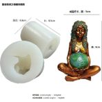 Haicheng Shop Kalıp Stili Gaia Toprağın Annesi Mum Kalıp Sanatı Insan Vücudu El Sanatları Için Silikon Kalıplar 3D Silikon Kalıplar Mumlar Mum Yapımı Için Form Balmumu Sabunu (Yurt Dışından) - Renkli