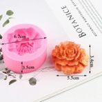 Haicheng Shop Karanfil Tarzı Gül Çiçek Şakayık Lale Haşhaş Silikon Kalıp Lotus Craft Sabun Kil Reçine Mum Kalıpları Çikolata Jöle Fondan Dekorasyon Araçları (Yurt Dışından) - sabun yapımı - Renkli