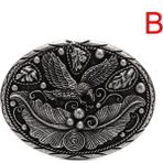 Haicheng Shop Kemer Tokası Tarzı Lüks Kartal Metal Serin Kemer Tokaları Adam Unisex Batı Moda Toka Kovboylar Cowgirls Paracord Toka Erkekler Aksesuarları 1 Adet (Yurt Dışından) - Renkli