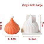Haicheng Shop Koyu Haki Stili 8 Kavite Noel Ağacı Şekilli Silikon Kek Kalıbı Mum Kalıbı Kurabiye 3D Pişirme Araçları Mum Yapımı (Yurt Dışından) - Renkli