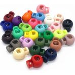 Haicheng Shop Koyu Mor Tarzı 17 mm Olor Plastik Top Yuvarlak Yaylı Durdurma Kordon Kilidi Bitirir Geçiş Stoper Klipsi Spor Giyim Ayakkabı Için Halat Dıy Craft Parçaları (Yurt Dışından) - Renkli - No: 1