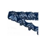 Haicheng Shop Kraliyet Mavisi Stili 1 Yard Sıcak 6cm Geniş Glitter Organze Dantel Kumaş Pul Boncuklu Çiçekler Işlemeli Şerit Yaka Trim Aplike Gelinlik Dikiş Için (Yurt Dışından) - Renkli