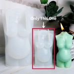 Haicheng Shop Küçük 02 Tarzı 3D Çekici Insan Vücudu Silikon Mum Kalıbı Dıy Portre Aromatik Mum Yapımı Alçı Sabun Reçine Kalıp Hediyeler Ev Dekor Zanaat (Yurt Dışından) - Renkli
