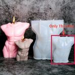 Haicheng Shop Küçük 03 Tarzı 3D Çekici Insan Vücudu Silikon Mum Kalıbı Dıy Portre Aromatik Mum Yapımı Alçı Sabun Reçine Kalıp Hediyeler Ev Dekor Zanaat (Yurt Dışından) - Renkli